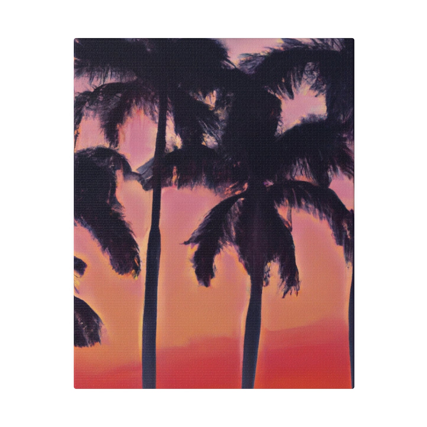 7239V - Miami Beach Sunset Painting Print | Miami | Beach | Sunset | Poster | Home Decor | Wall Art | Canvas