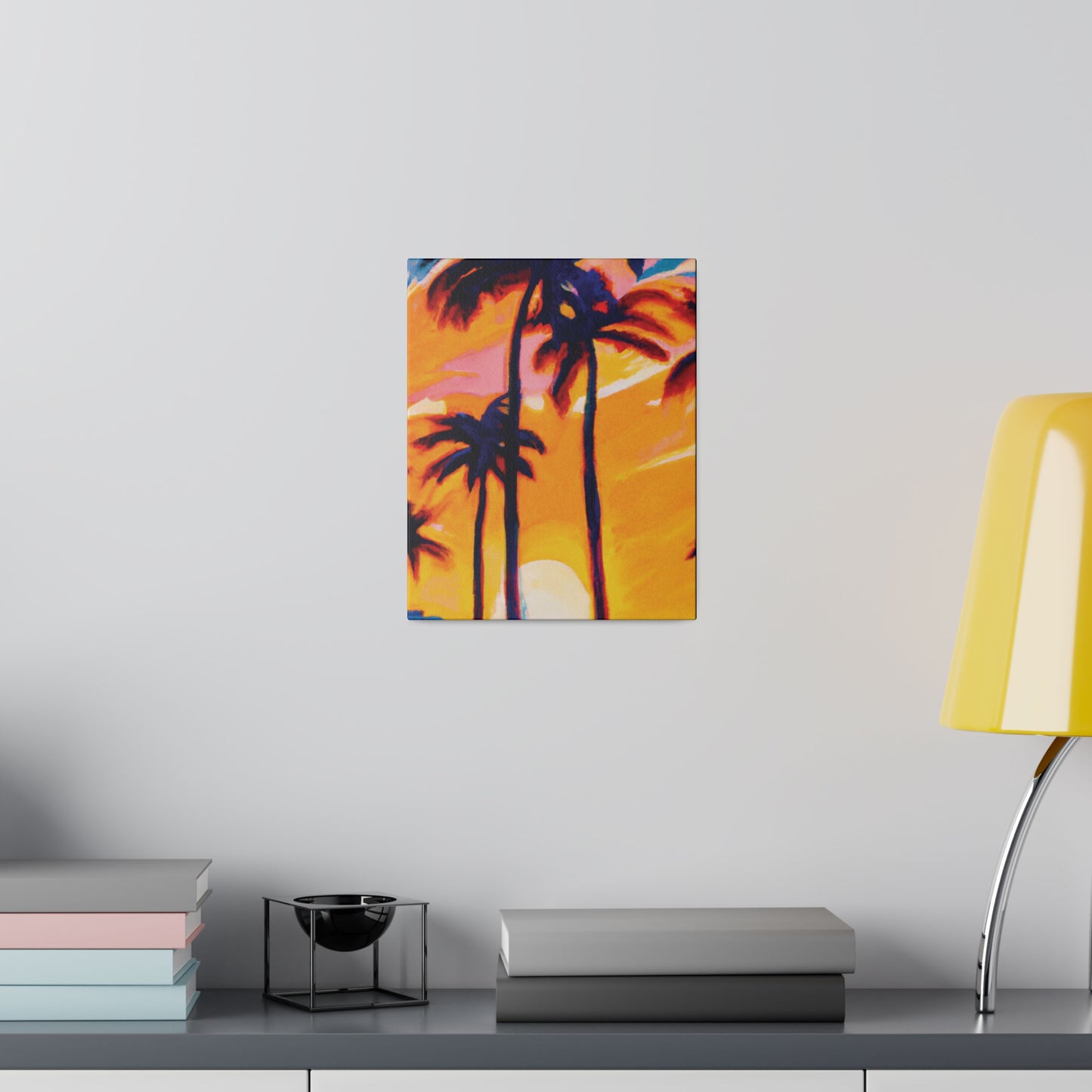 2067G - Miami Beach Sunset Painting Print | Miami | Beach | Sunset | Poster | Home Decor | Wall Art | Canvas