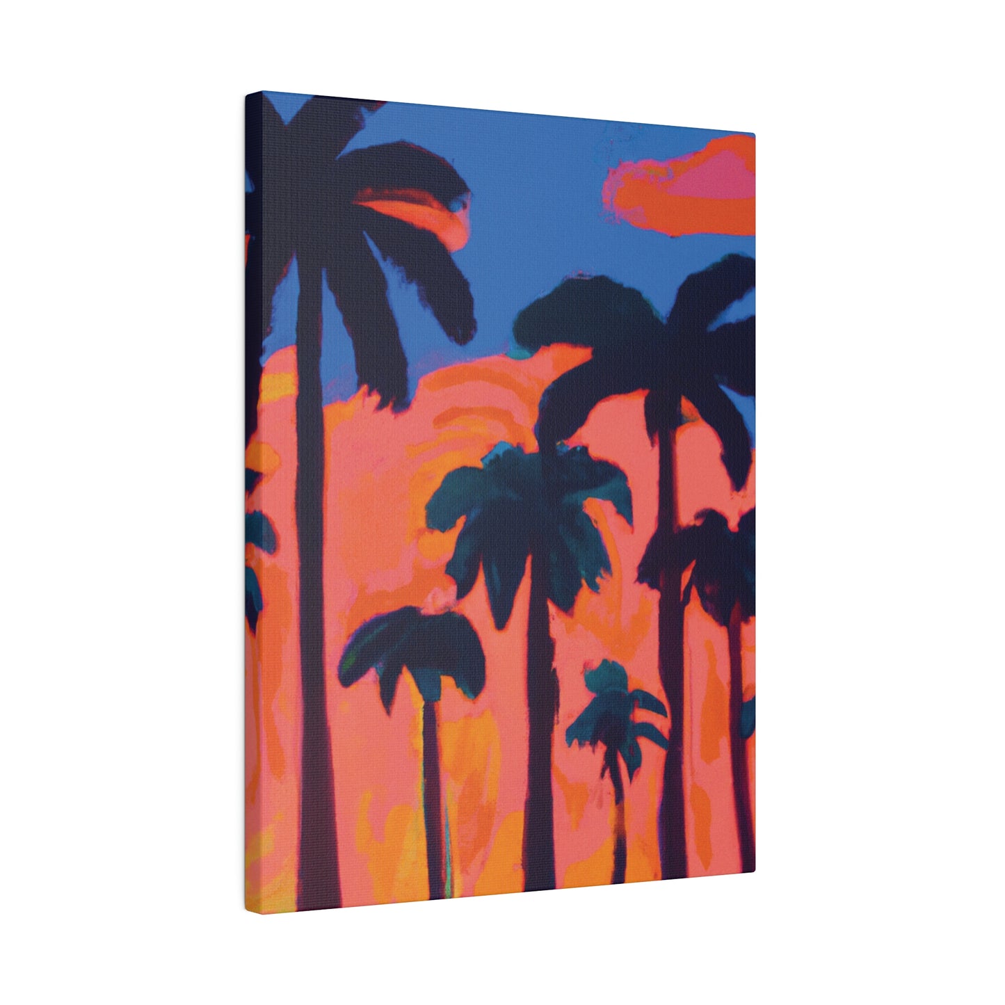 3239C - Miami Beach Sunset Painting Print | Miami | Beach | Sunset | Poster | Home Decor | Wall Art | Canvas