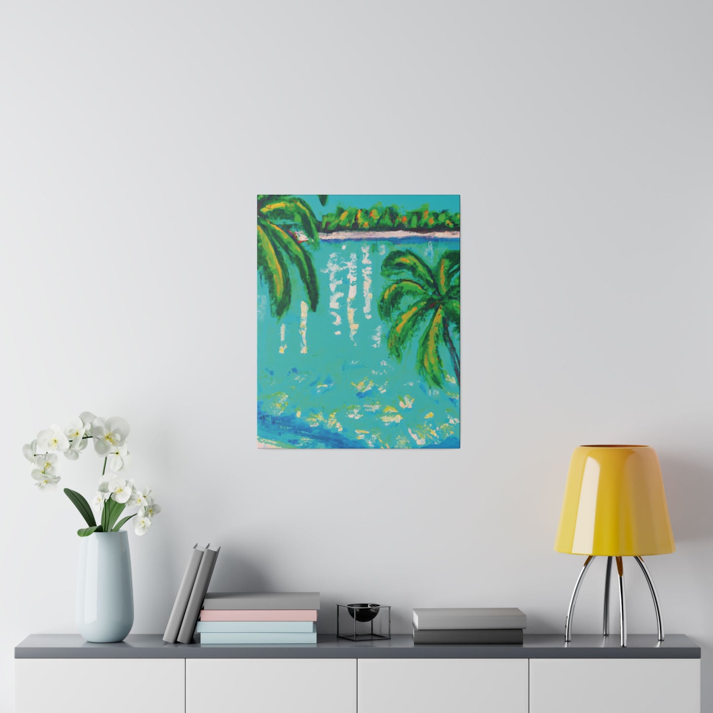 6412Q - Bahamas Ocean Painting Print | Bahamas | Ocean | Beach | Poster | Home Decor | Wall Art | Canvas