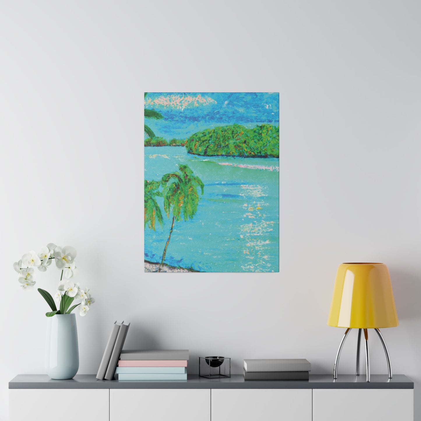 8239F - Bahamas Ocean Painting Print | Bahamas | Ocean | Beach | Poster | Home Decor | Wall Art | Canvas