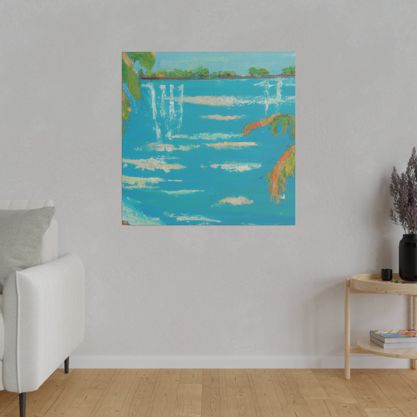 6820F - Bahamas Ocean Painting Print | Bahamas | Ocean | Beach | Poster | Home Decor | Wall Art | Canvas