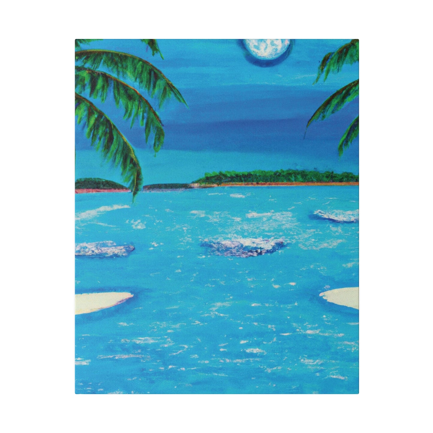 7239Z - Bahamas Ocean Painting Print | Bahamas | Ocean | Beach | Poster | Home Decor | Wall Art | Canvas