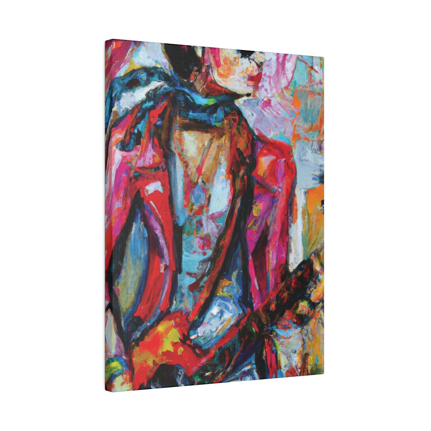 5694F - Rockstar Oil Painting Style Print | Poster | Home Decor | Wall Art | Music Art | Canvas