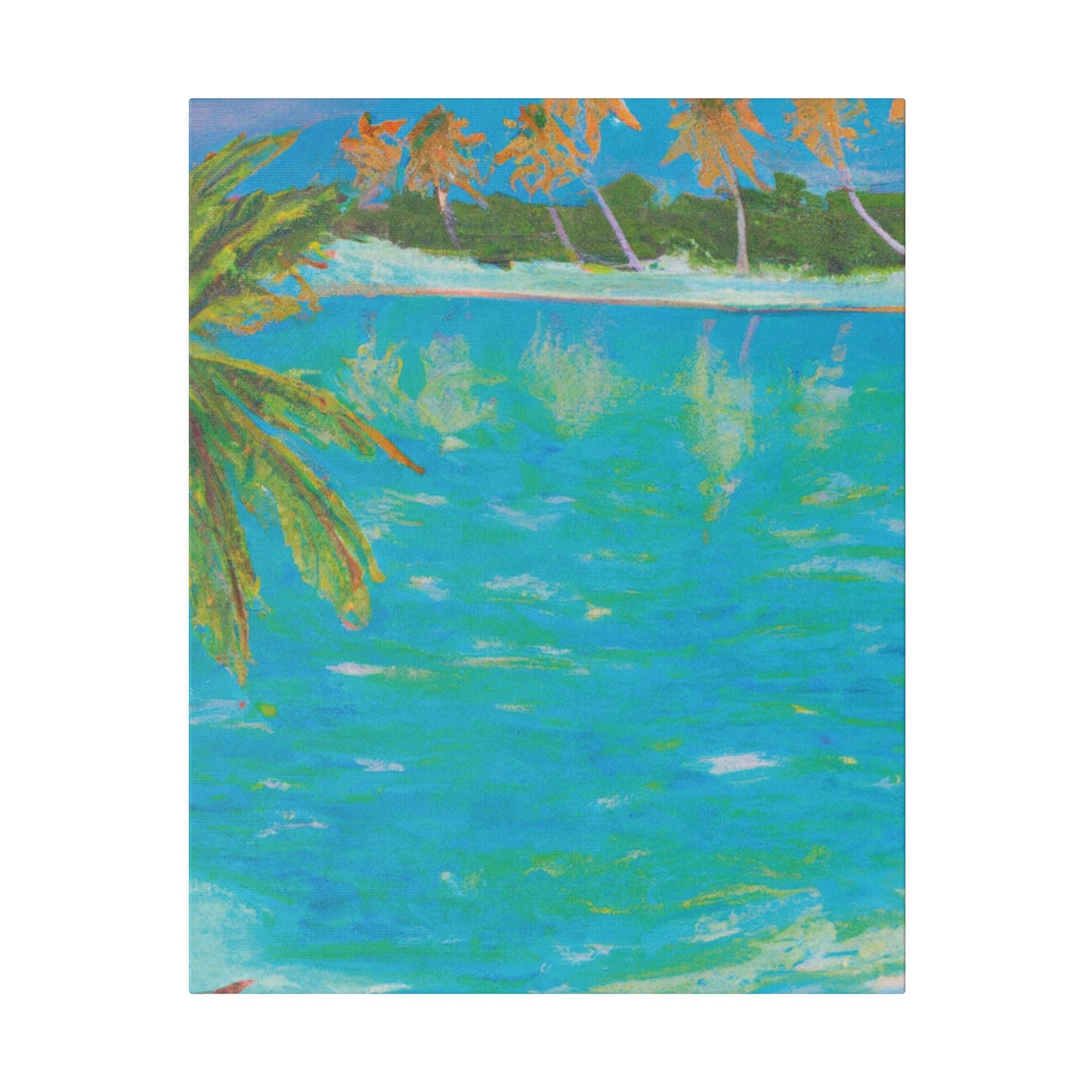 1767P - Bahamas Ocean Painting Print | Bahamas | Ocean | Beach | Poster | Home Decor | Wall Art | Canvas