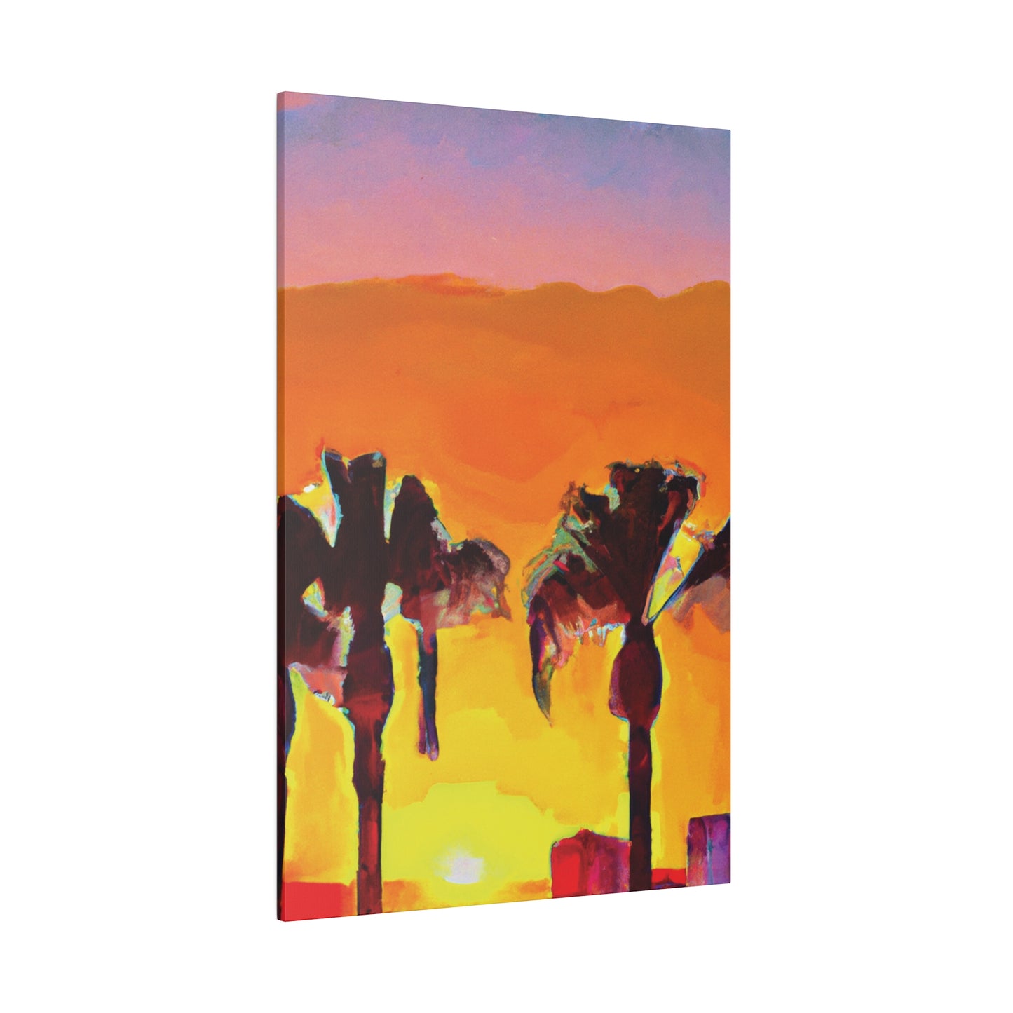 9347V - Miami Beach Sunset Painting Print | Miami | Beach | Sunset | Poster | Home Decor | Wall Art | Canvas