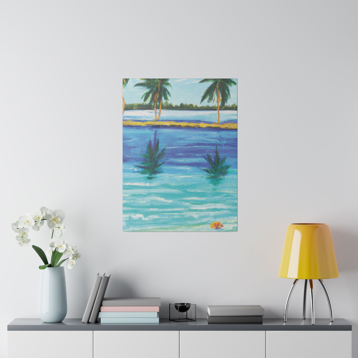 9768P - Bahamas Ocean Painting Print | Bahamas | Ocean | Beach | Poster | Home Decor | Wall Art | Canvas