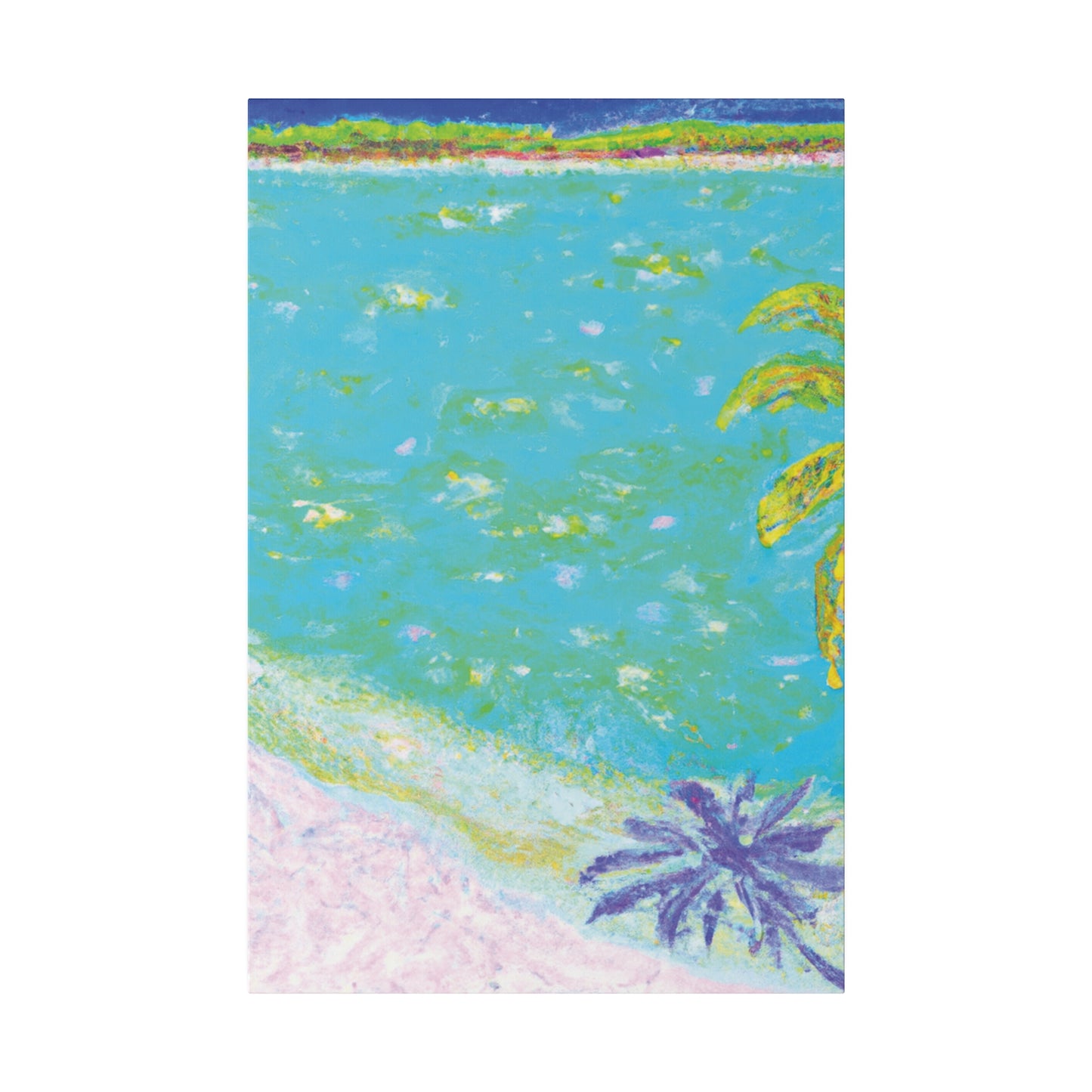 5254Q - Bahamas Ocean Painting Print | Bahamas | Ocean | Beach | Poster | Home Decor | Wall Art | Canvas