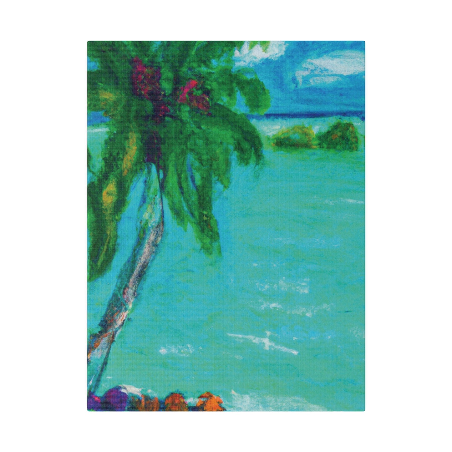 8864T - Bahamas Ocean Painting Print | Bahamas | Ocean | Beach | Poster | Home Decor | Wall Art | Canvas