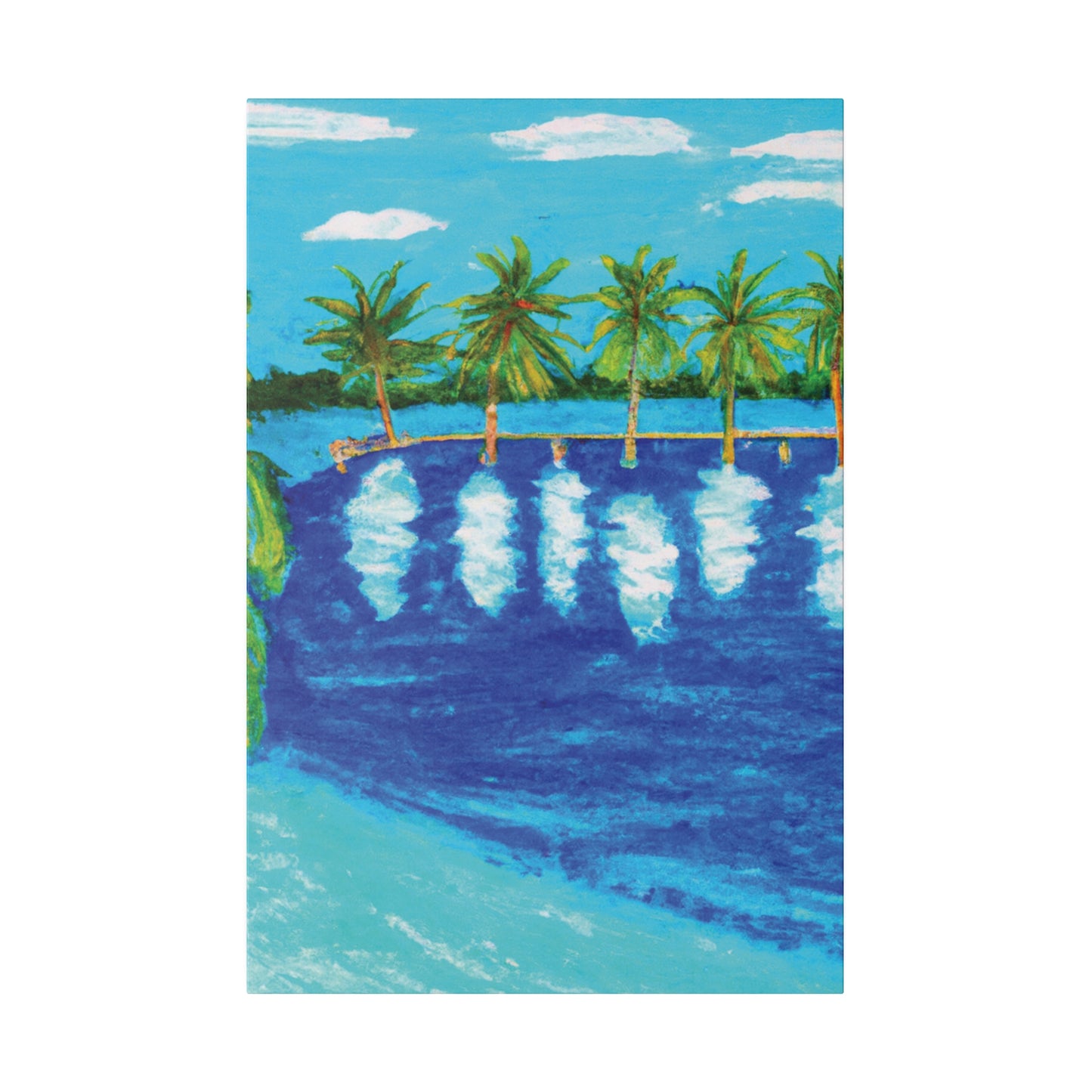 7996V - Bahamas Ocean Painting Print | Bahamas | Ocean | Beach | Poster | Home Decor | Wall Art | Canvas