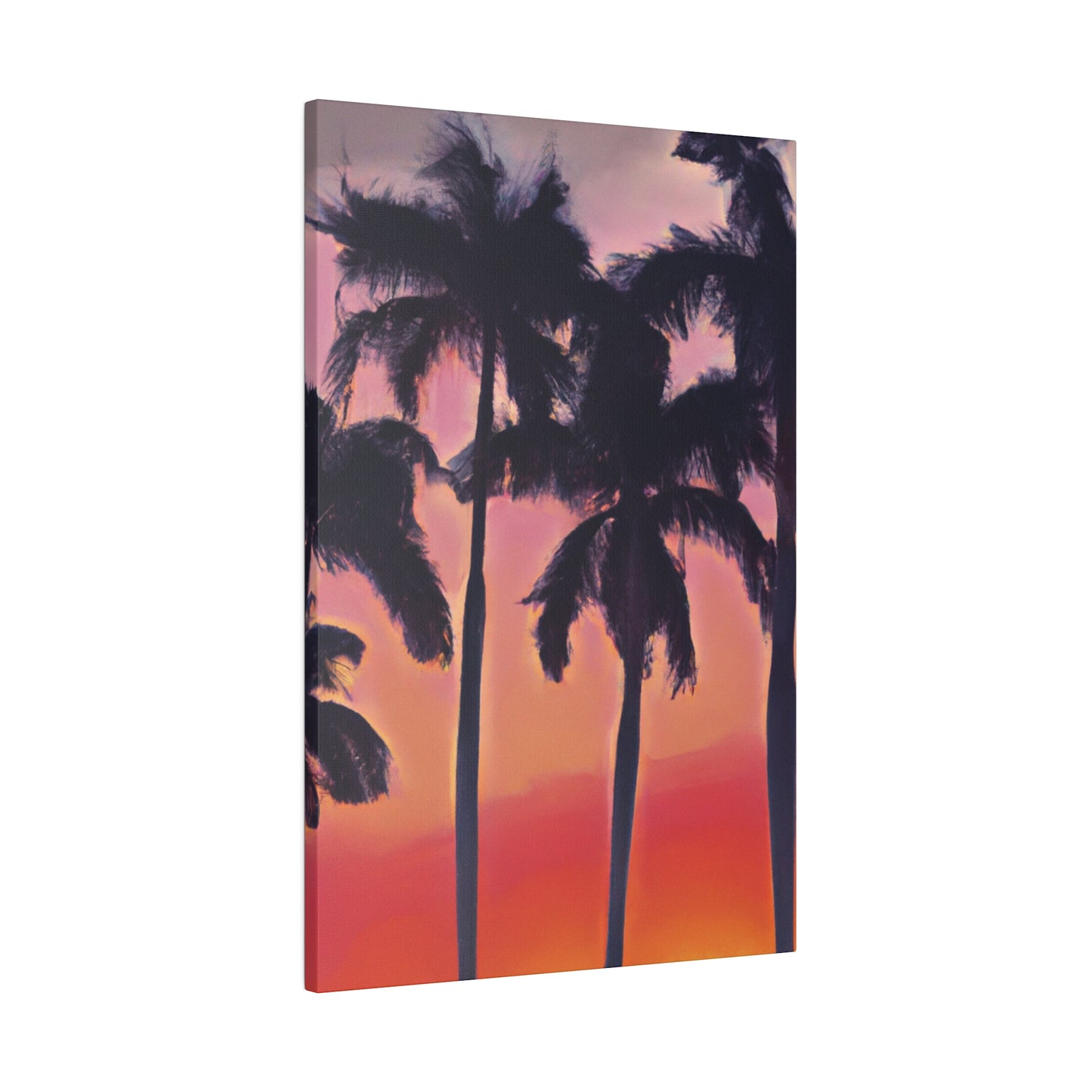 7239V - Miami Beach Sunset Painting Print | Miami | Beach | Sunset | Poster | Home Decor | Wall Art | Canvas