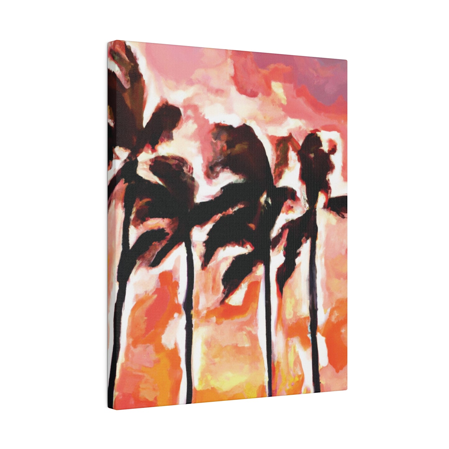 6129V - Miami Beach Sunset Painting Print | Miami | Beach | Sunset | Poster | Home Decor | Wall Art | Canvas