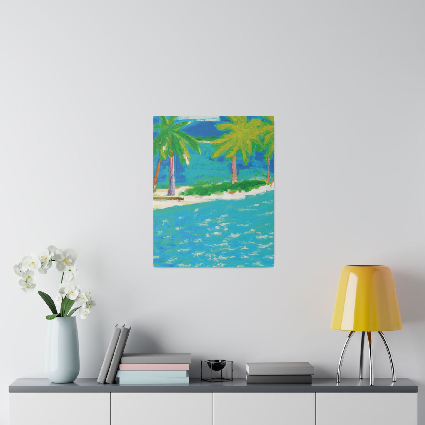 3271K - Bahamas Ocean Painting Print | Bahamas | Ocean | Beach | Poster | Home Decor | Wall Art | Canvas