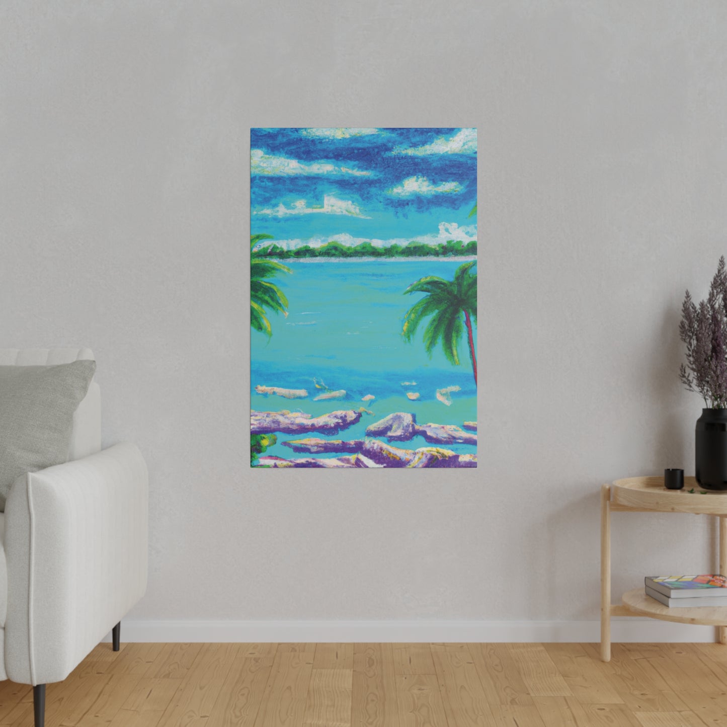 9293Y - Bahamas Ocean Painting Print | Bahamas | Ocean | Beach | Poster | Home Decor | Wall Art | Canvas