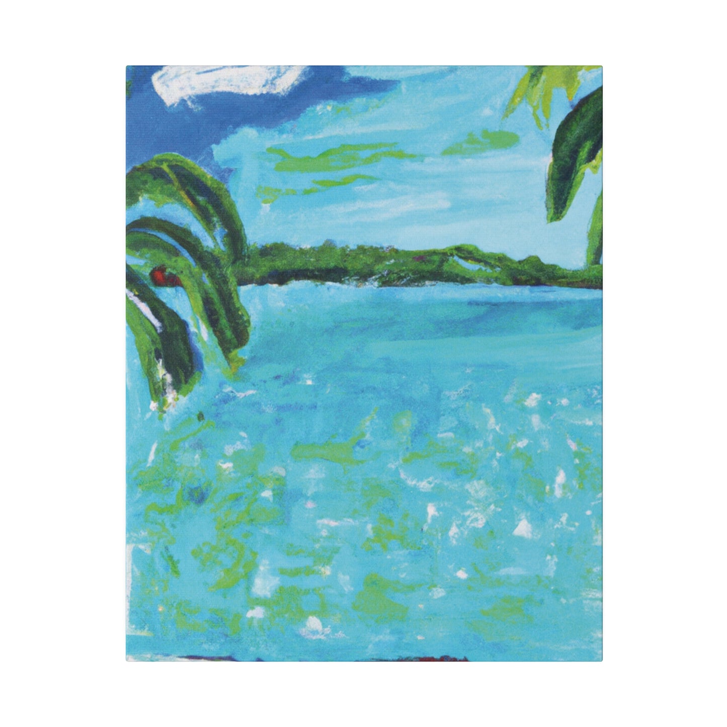 2143W - Bahamas Ocean Painting Print | Bahamas | Ocean | Beach | Poster | Home Decor | Wall Art | Canvas