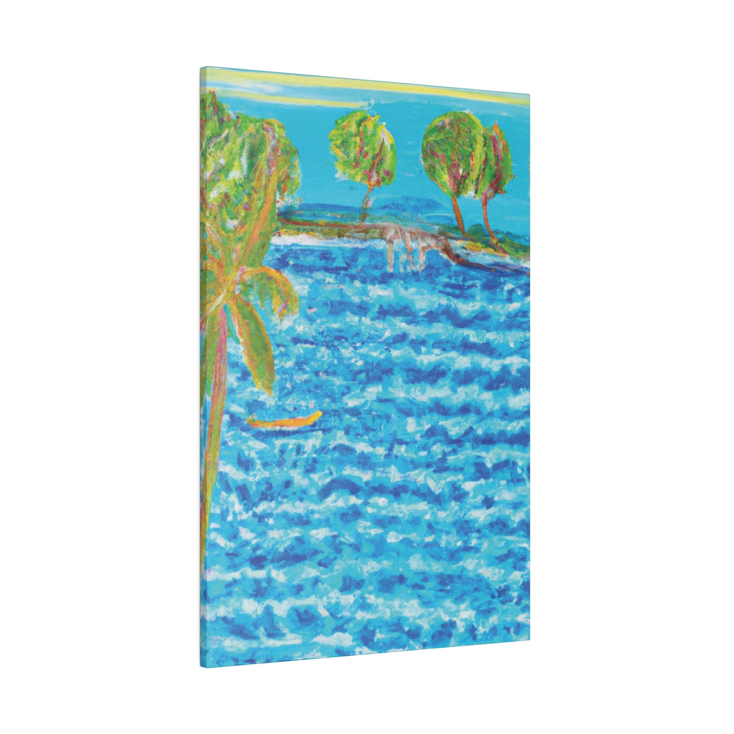 3687E - Bahamas Ocean Painting Print | Bahamas | Ocean | Beach | Poster | Home Decor | Wall Art | Canvas