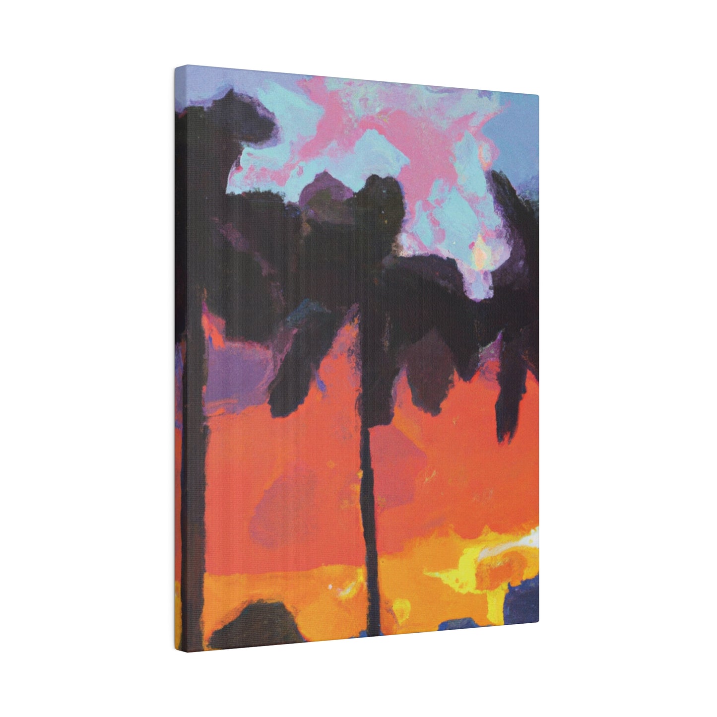 9276D - Miami Beach Sunset Painting Print | Miami | Beach | Sunset | Poster | Home Decor | Wall Art | Canvas