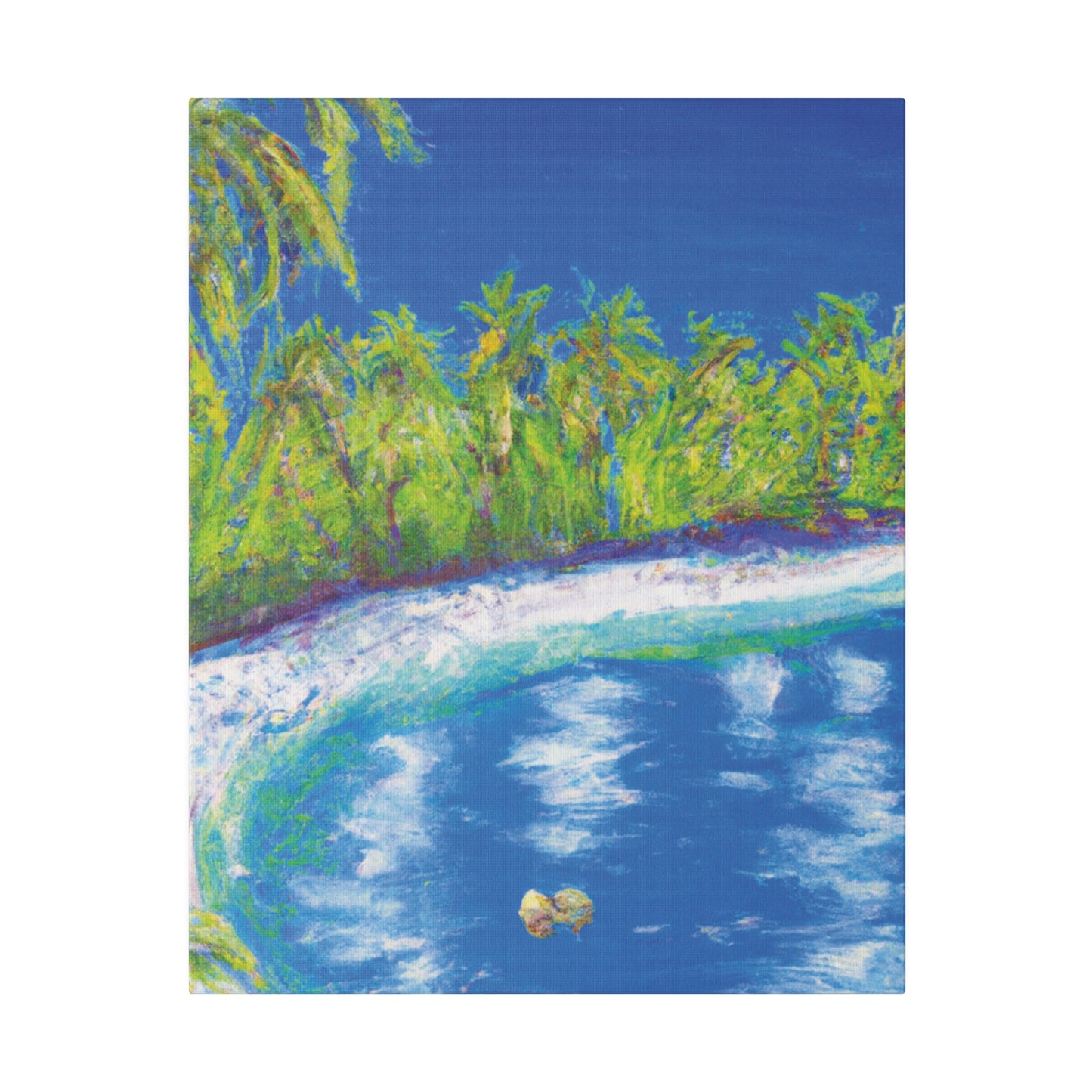 3798C - Bahamas Ocean Painting Print | Bahamas | Ocean | Beach | Poster | Home Decor | Wall Art | Canvas