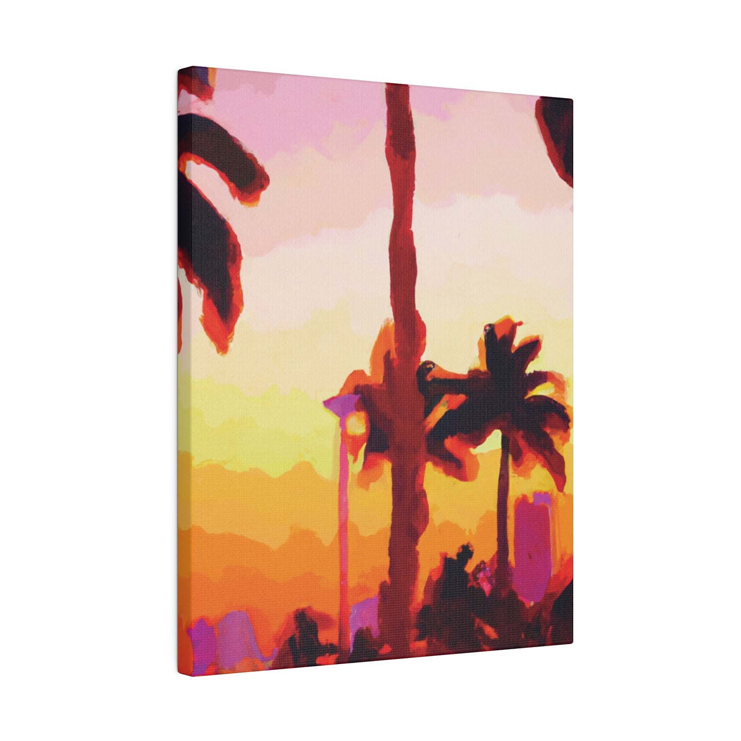 7016Q - Miami Beach Sunset Painting Print | Miami | Beach | Sunset | Poster | Home Decor | Wall Art | Canvas