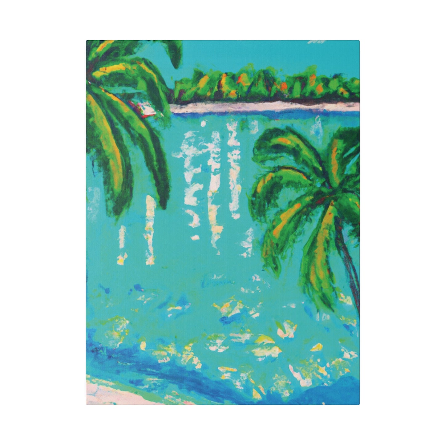 6412Q - Bahamas Ocean Painting Print | Bahamas | Ocean | Beach | Poster | Home Decor | Wall Art | Canvas