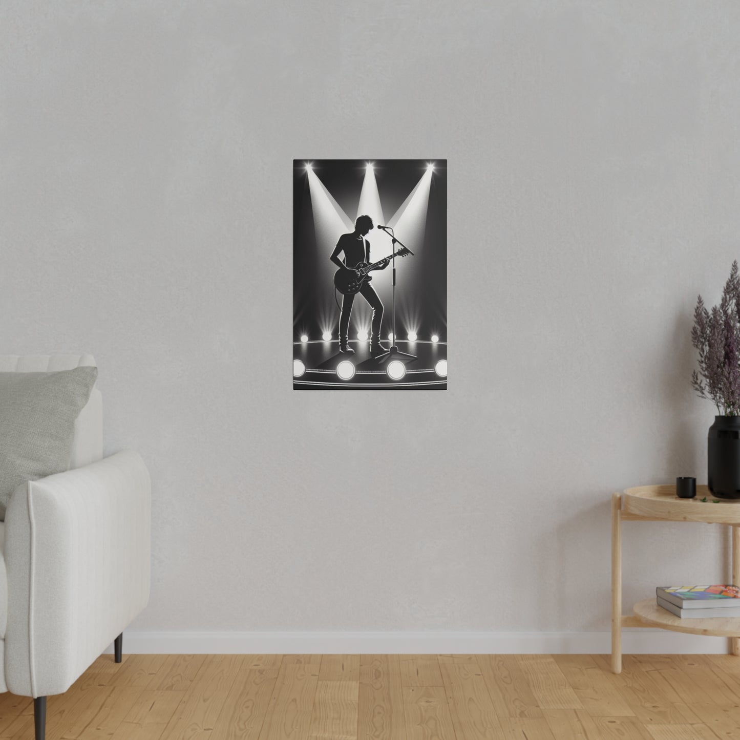 5482Z - music art work, rockstar gifts, musician gift ideas, guitar art work, guitar artwork, guitar wall art canvas, playing guitar, decor