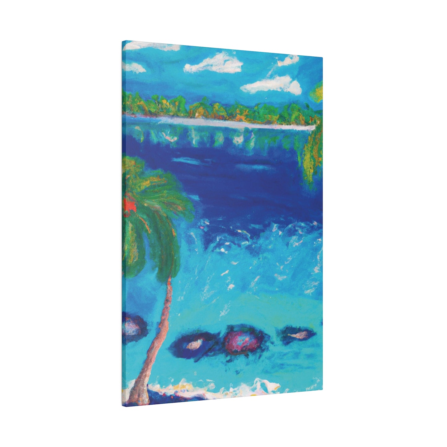 9850E - Bahamas Ocean Painting Print | Bahamas | Ocean | Beach | Poster | Home Decor | Wall Art | Canvas