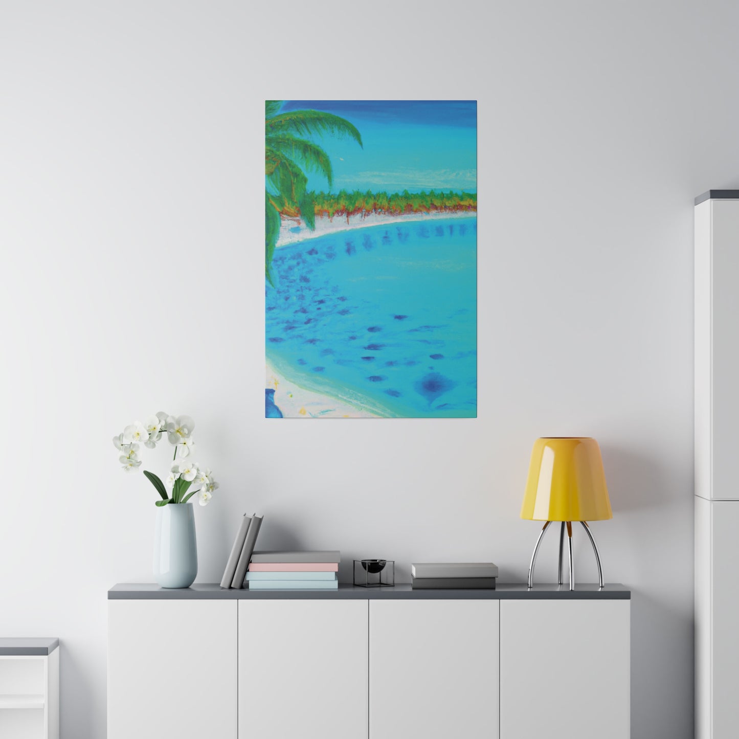 9677R - Bahamas Ocean Painting Print | Bahamas | Ocean | Beach | Poster | Home Decor | Wall Art | Canvas