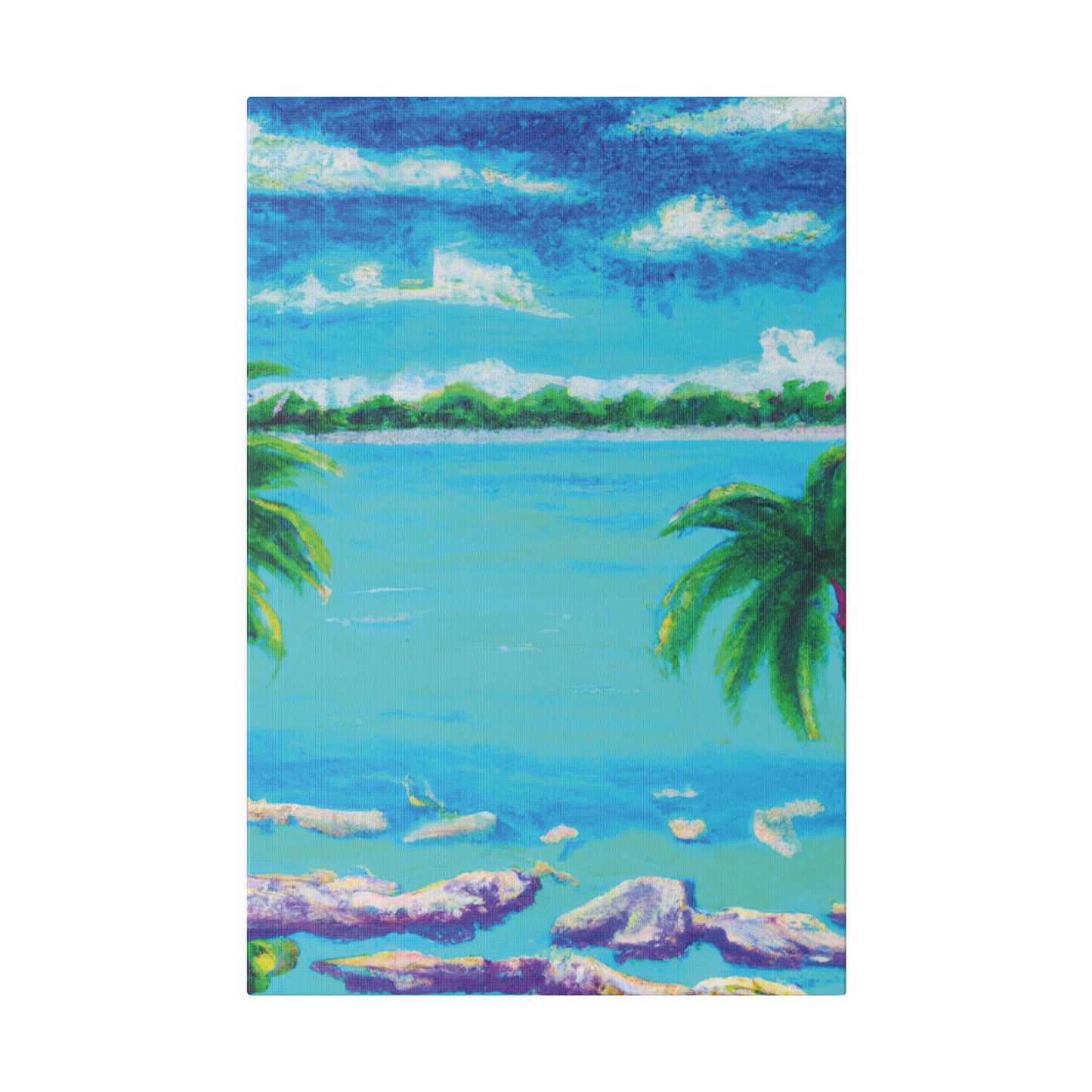 9293Y - Bahamas Ocean Painting Print | Bahamas | Ocean | Beach | Poster | Home Decor | Wall Art | Canvas