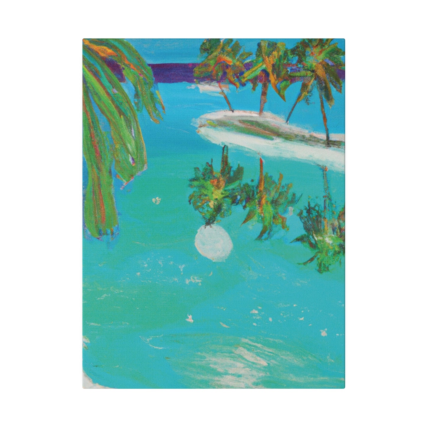 9652Q - Bahamas Ocean Painting Print | Bahamas | Ocean | Beach | Poster | Home Decor | Wall Art | Canvas