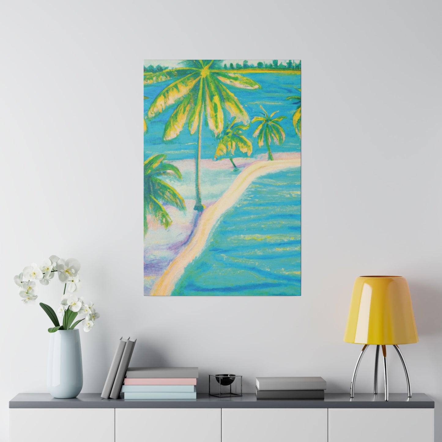 9662V - Bahamas Ocean Painting Print | Bahamas | Ocean | Beach | Poster | Home Decor | Wall Art | Canvas