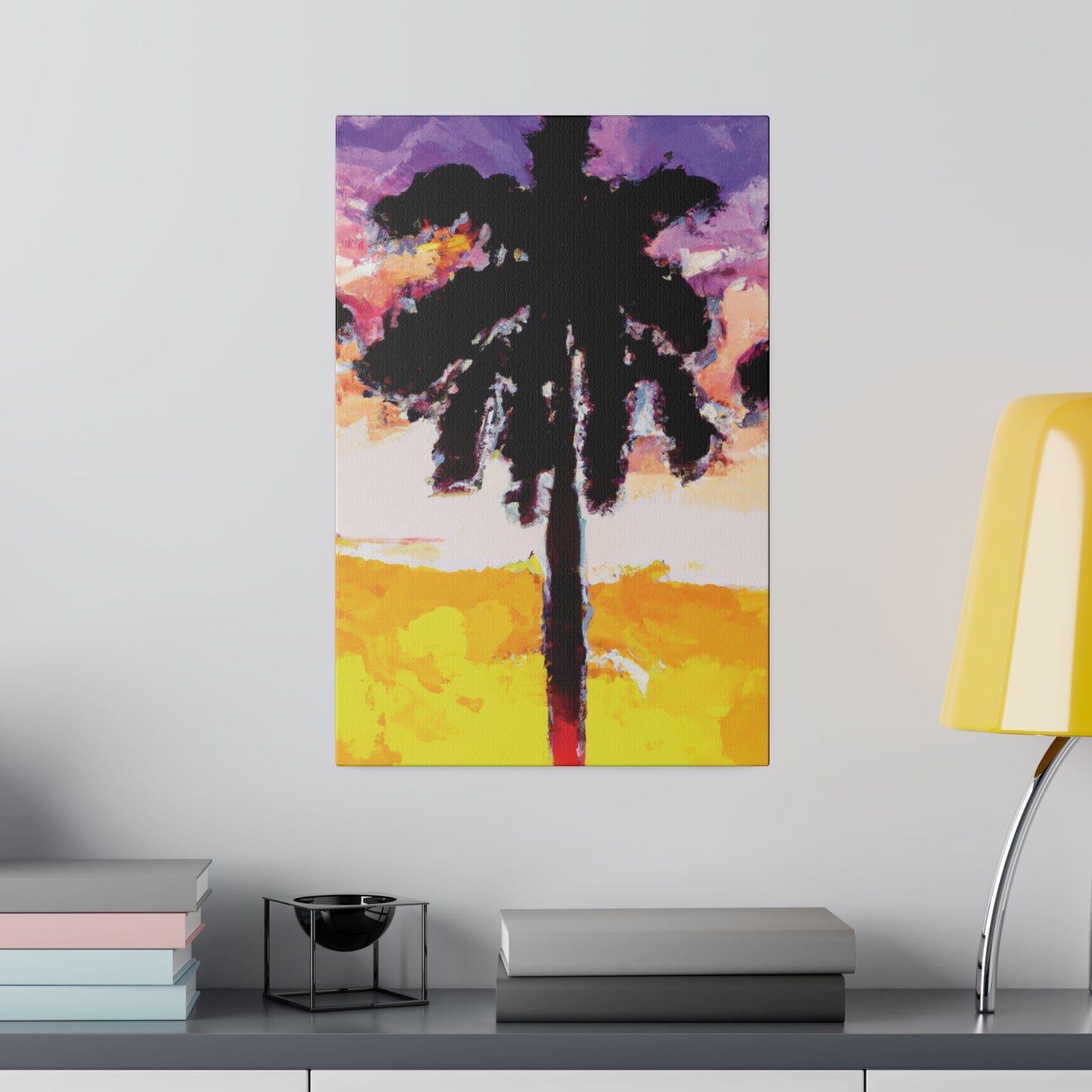 6392A - Miami Beach Sunset Painting Print | Miami | Beach | Sunset | Poster | Home Decor | Wall Art | Canvas