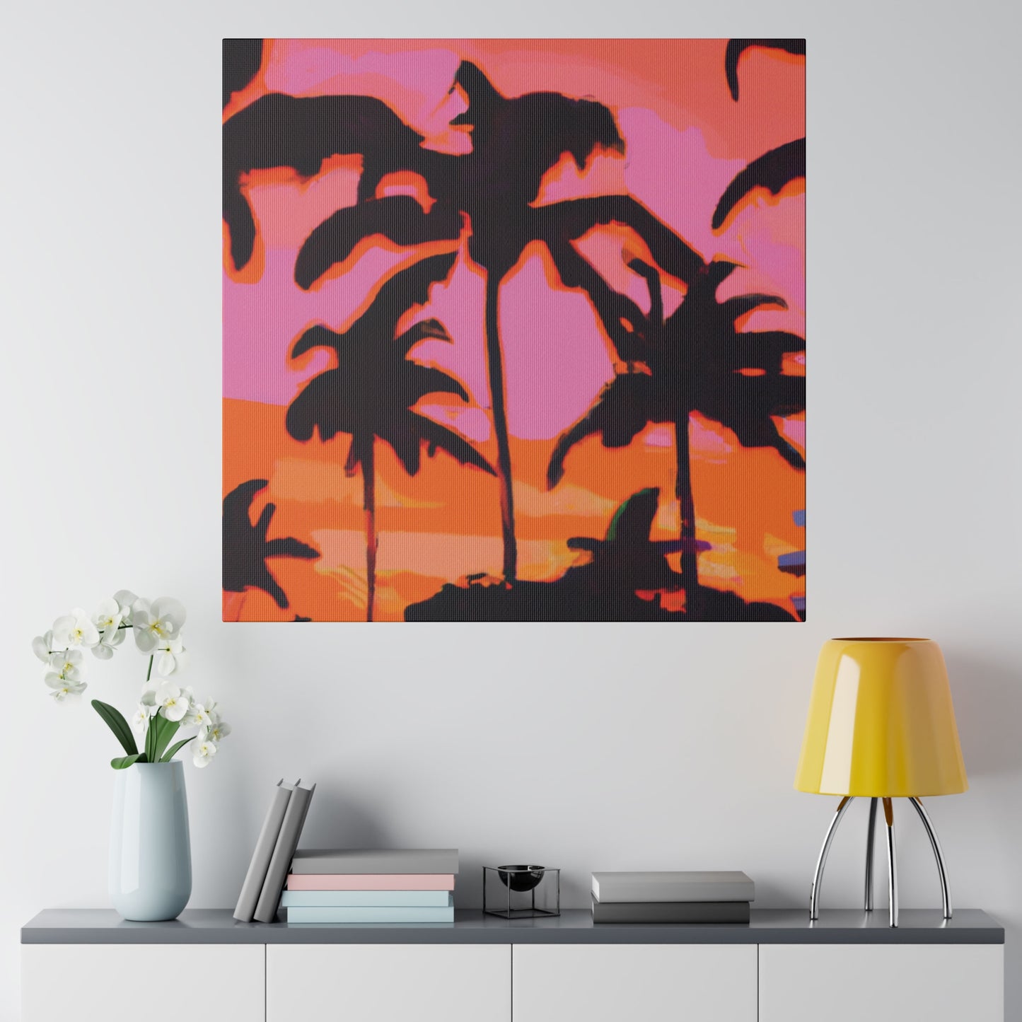 6226X - Miami Beach Sunset Painting Print | Miami | Beach | Sunset | Poster | Home Decor | Wall Art | Canvas