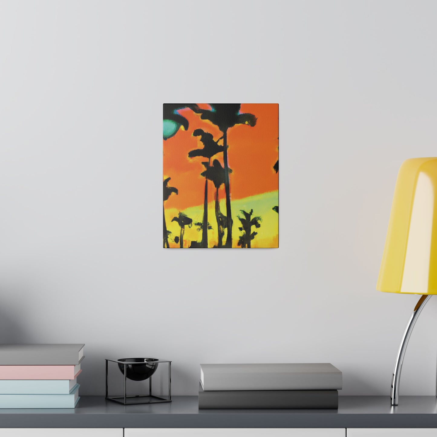 6096Q - Miami Beach Sunset Painting Print | Miami | Beach | Sunset | Poster | Home Decor | Wall Art | Canvas