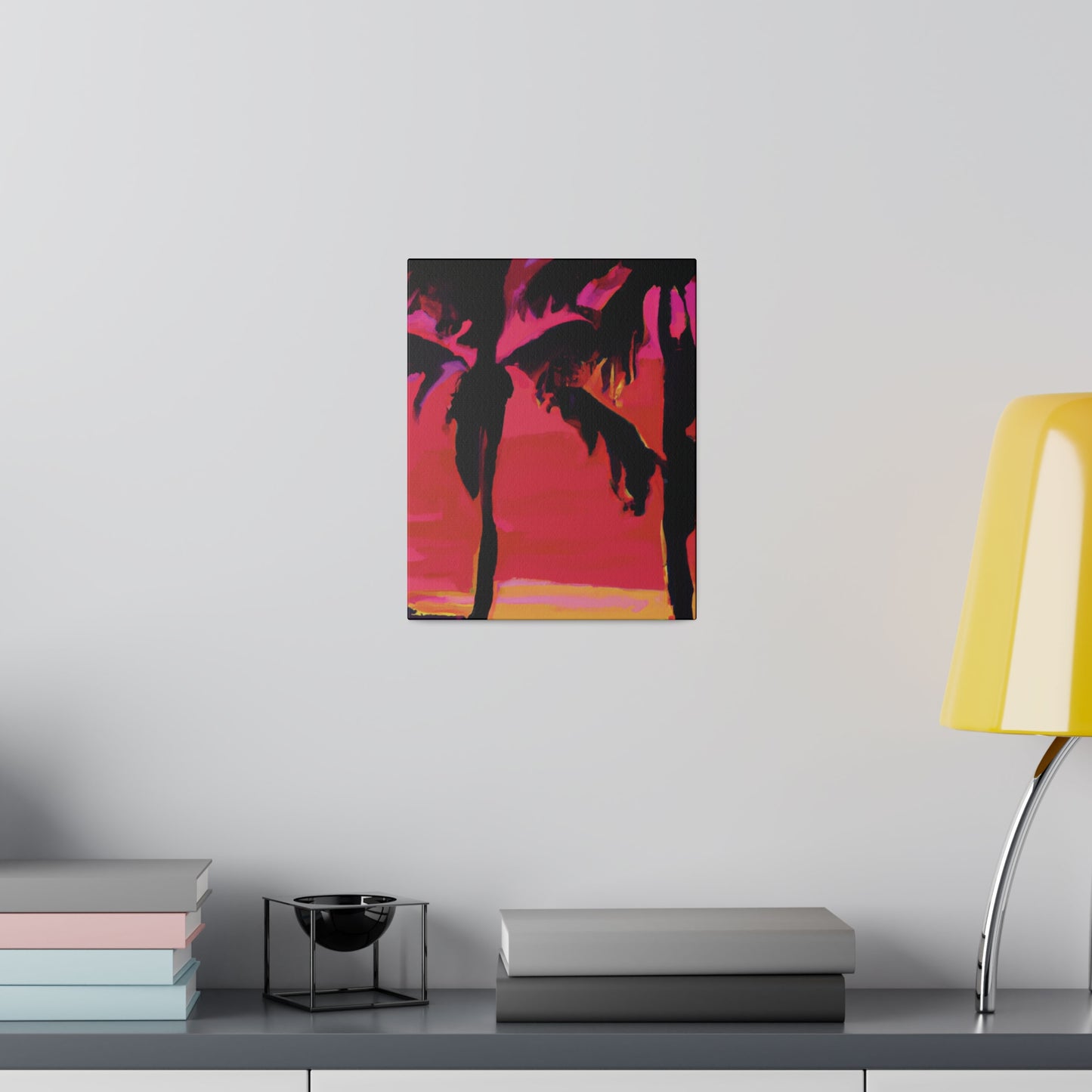 3182A - Miami Beach Sunset Painting Print | Miami | Beach | Sunset | Poster | Home Decor | Wall Art | Canvas