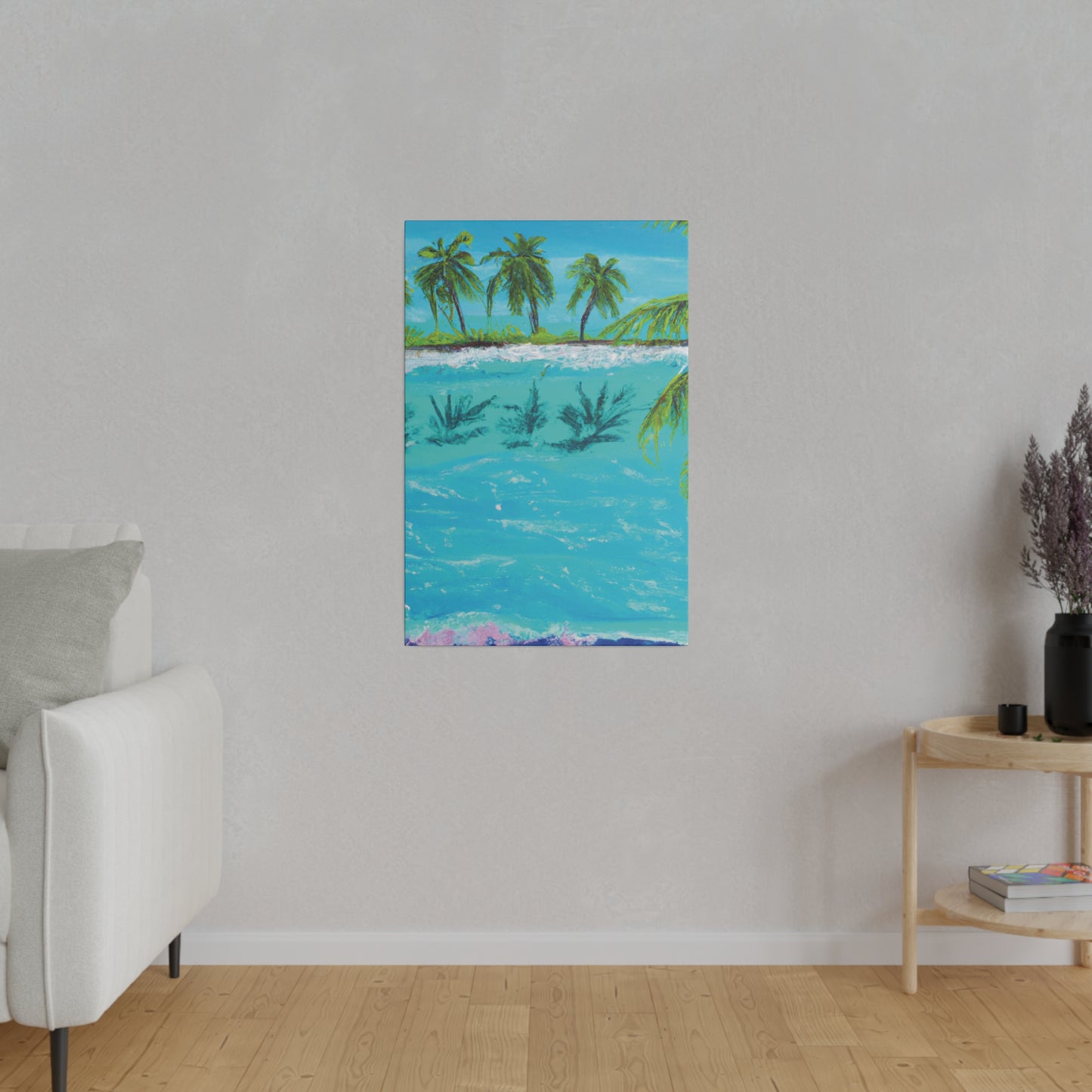 8321K - Bahamas Ocean Painting Print | Bahamas | Ocean | Beach | Poster | Home Decor | Wall Art | Canvas