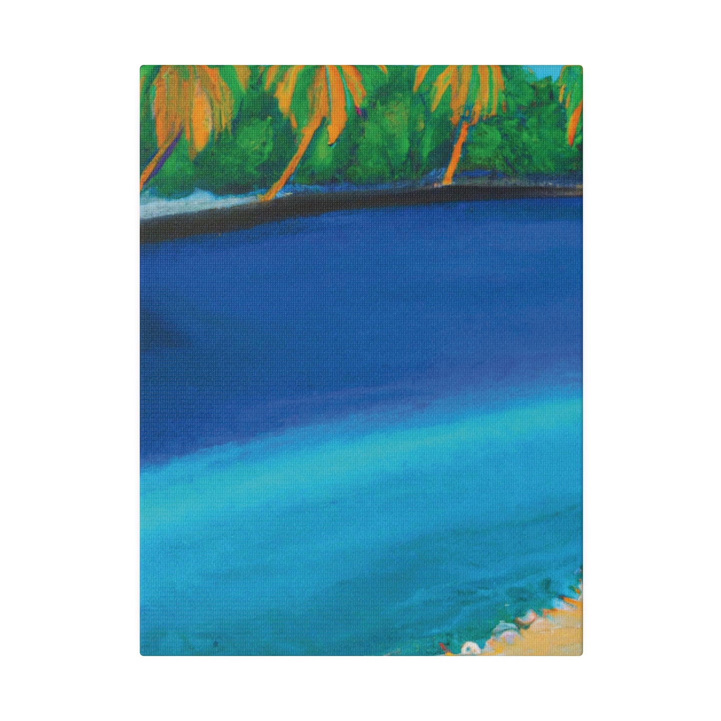 4195T - Bahamas Ocean Painting Print | Bahamas | Ocean | Beach | Poster | Home Decor | Wall Art | Canvas