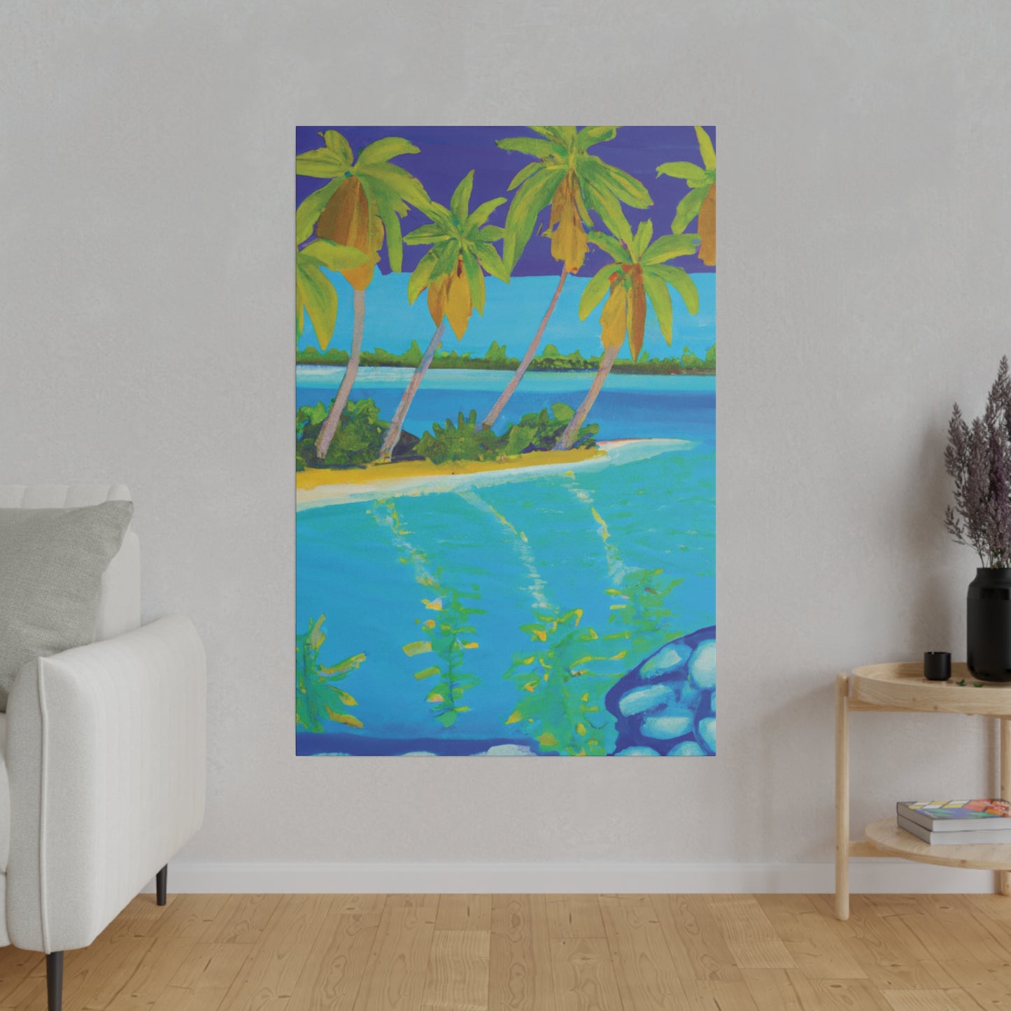 8347B - Bahamas Ocean Painting Print | Bahamas | Ocean | Beach | Poster | Home Decor | Wall Art | Canvas