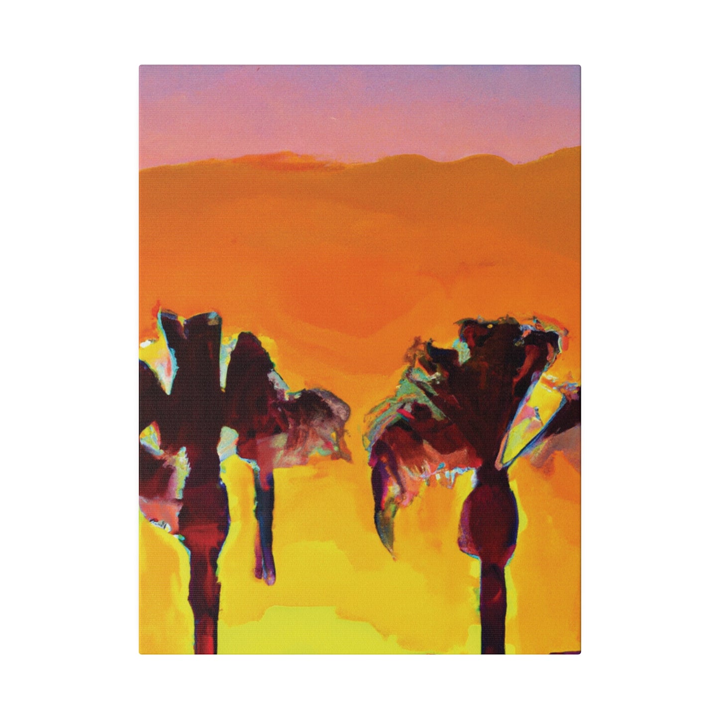 9347V - Miami Beach Sunset Painting Print | Miami | Beach | Sunset | Poster | Home Decor | Wall Art | Canvas