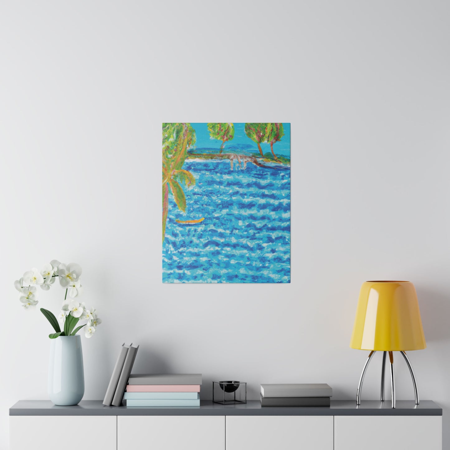 3687E - Bahamas Ocean Painting Print | Bahamas | Ocean | Beach | Poster | Home Decor | Wall Art | Canvas