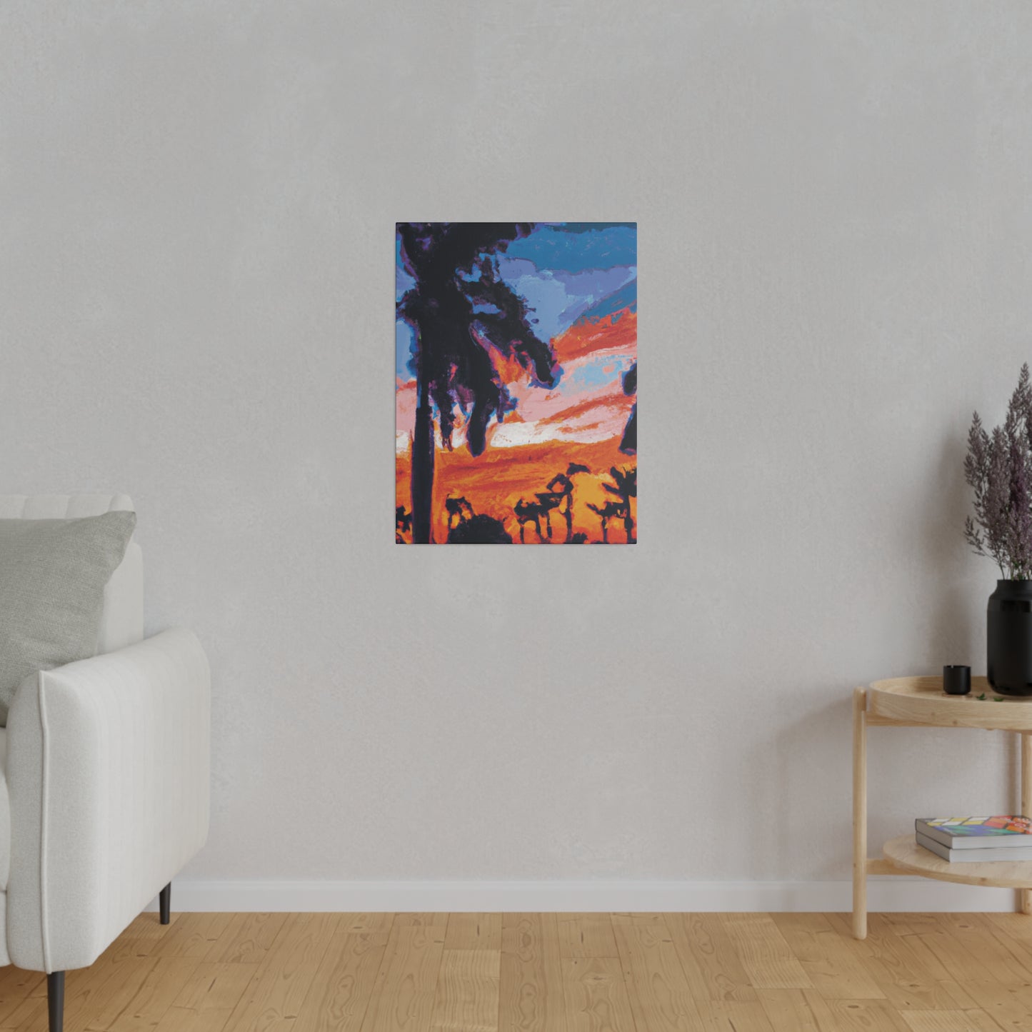 2761V - Miami Beach Sunset Painting Print | Miami | Beach | Sunset | Poster | Home Decor | Wall Art | Canvas