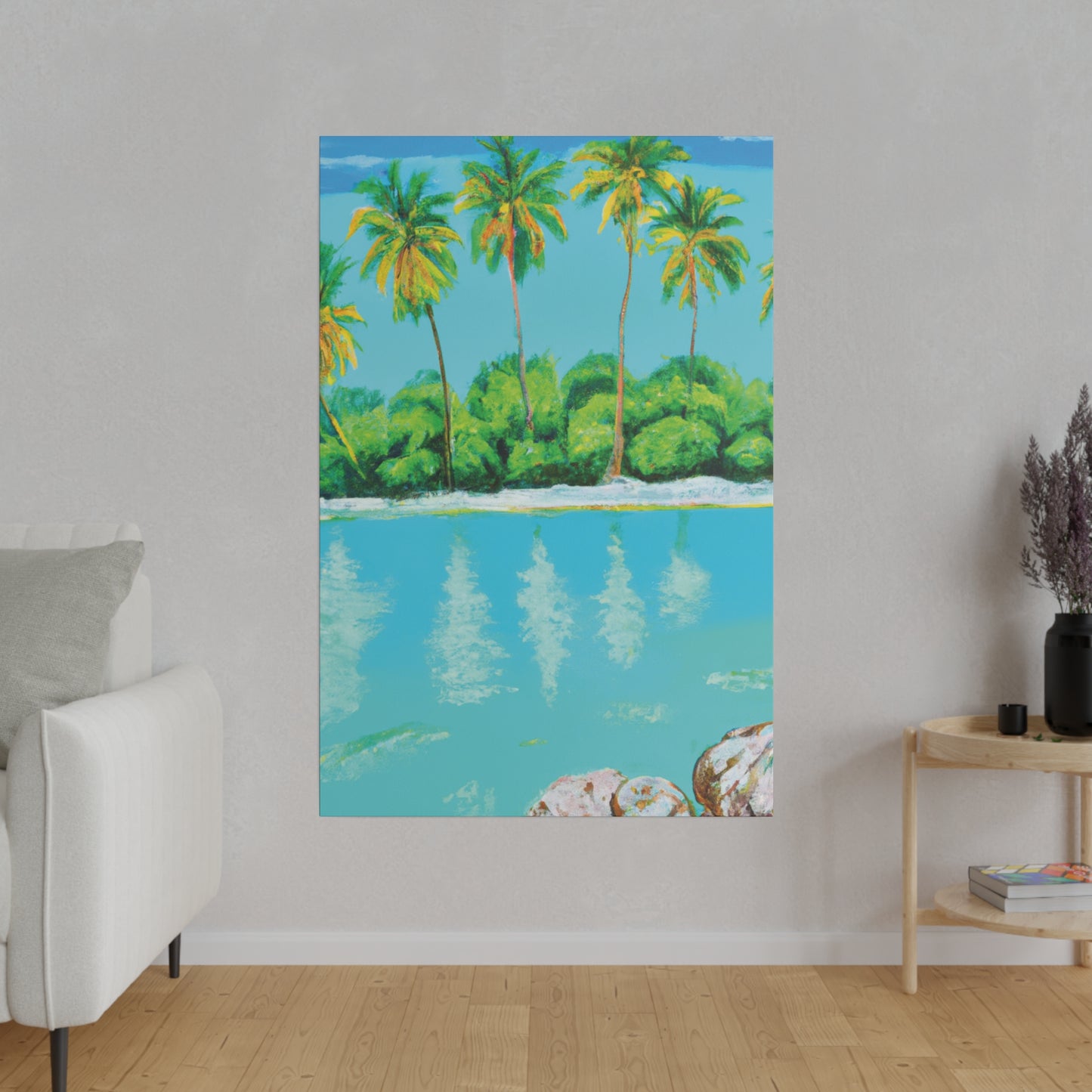 7552U - Bahamas Ocean Painting Print | Bahamas | Ocean | Beach | Poster | Home Decor | Wall Art | Canvas