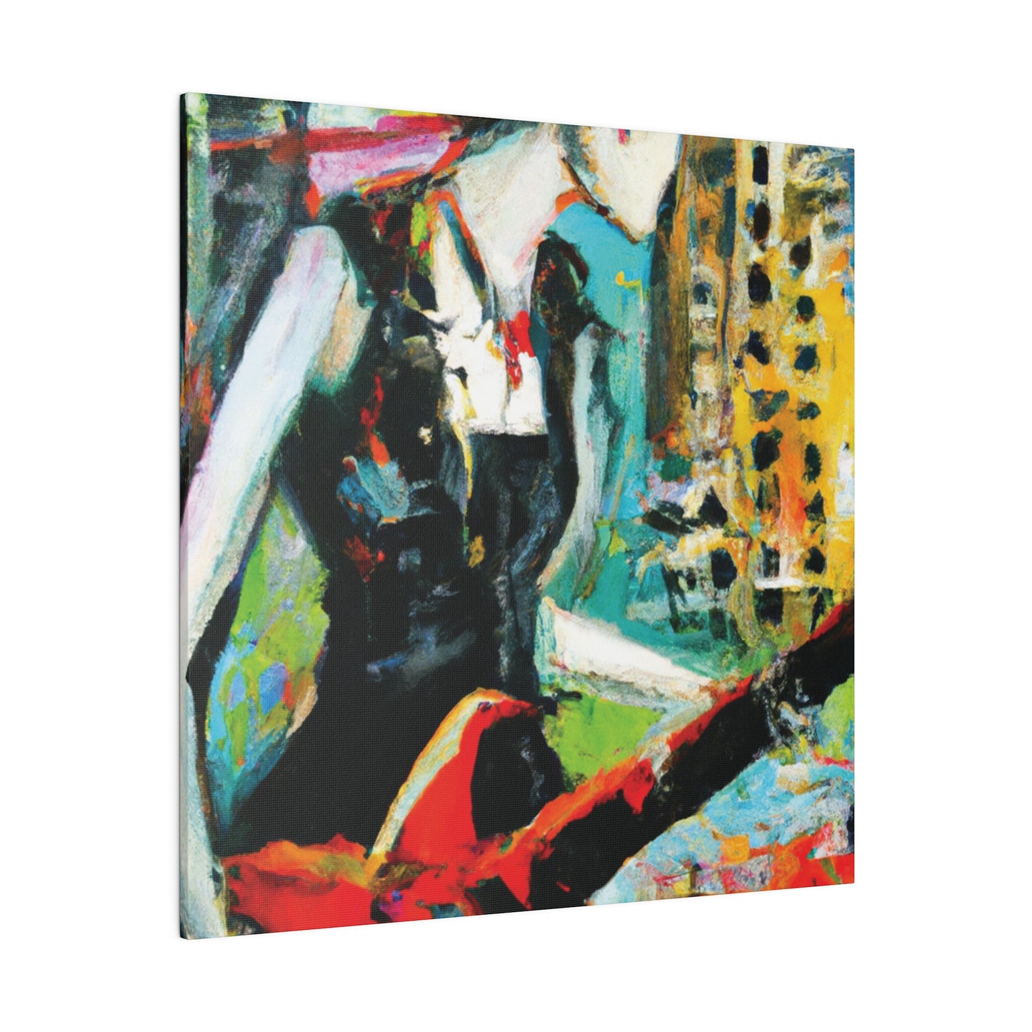 3226O - Rockstar Oil Painting Style Print | Poster | Home Decor | Wall Art | Music Art | Canvas