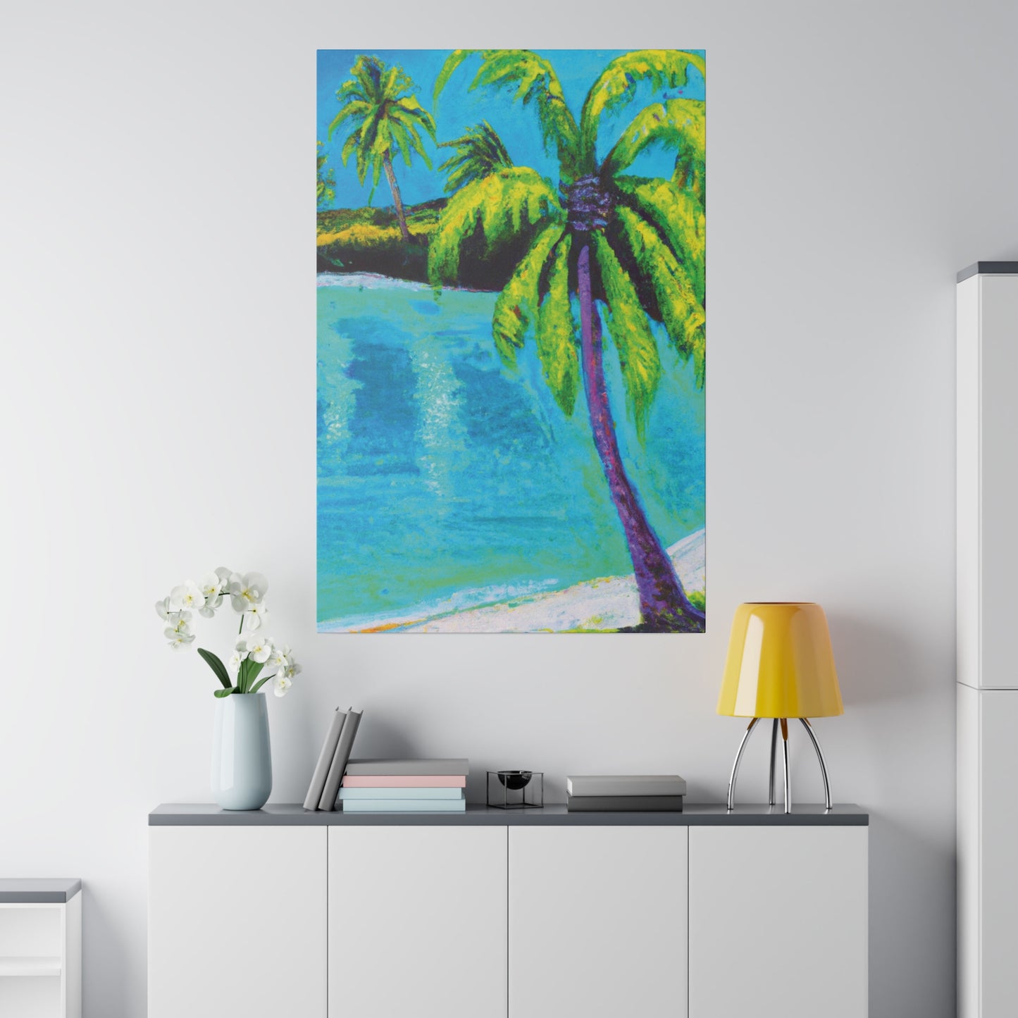 732J - Bahamas Ocean Painting Print | Bahamas | Ocean | Beach | Poster | Home Decor | Wall Art | Canvas