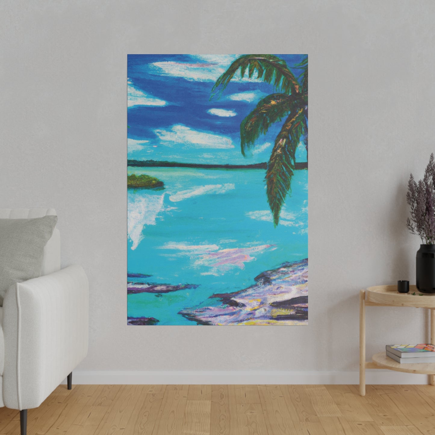 9184C - Bahamas Ocean Painting Print | Bahamas | Ocean | Beach | Poster | Home Decor | Wall Art | Canvas