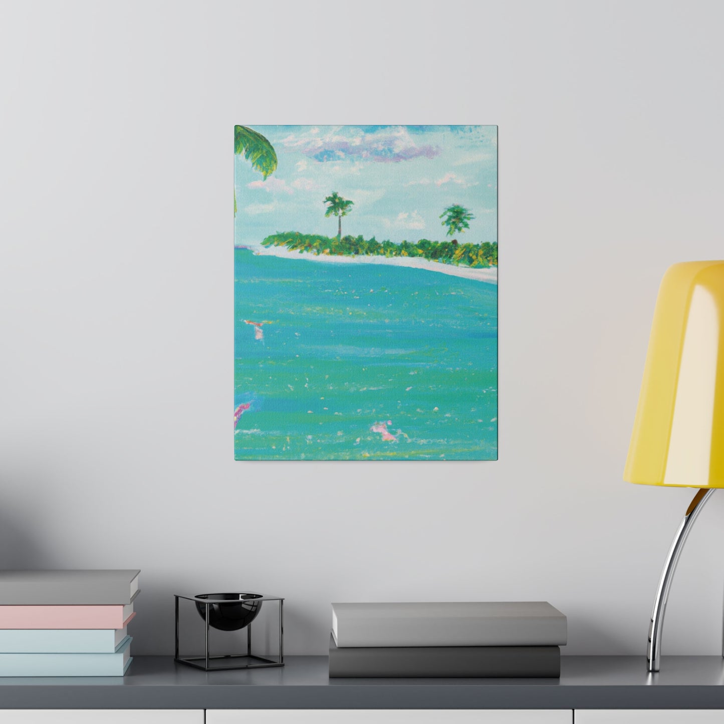 6576D - Bahamas Ocean Painting Print | Bahamas | Ocean | Beach | Poster | Home Decor | Wall Art | Canvas