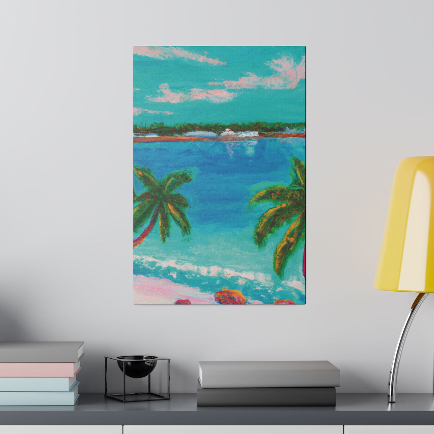 6836G - Bahamas Ocean Painting Print | Bahamas | Ocean | Beach | Poster | Home Decor | Wall Art | Canvas