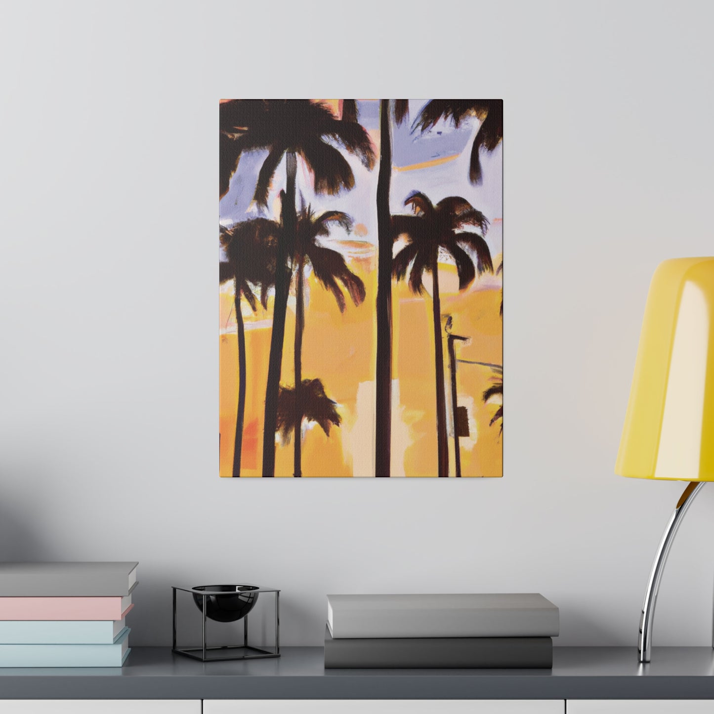 8392O - Miami Beach Sunset Painting Print | Miami | Beach | Sunset | Poster | Home Decor | Wall Art | Canvas