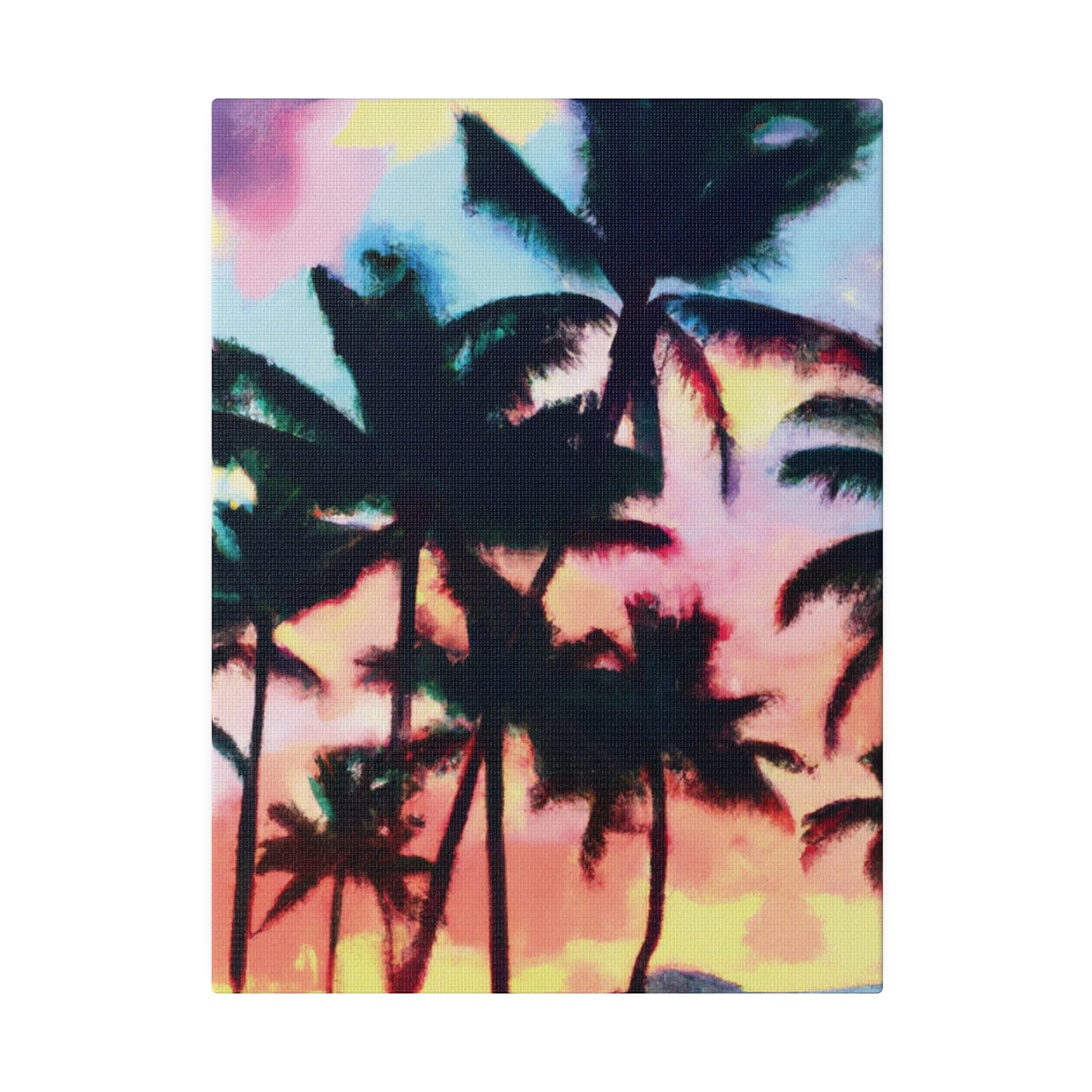 5231V - Miami Beach Sunset Painting Print | Miami | Beach | Sunset | Poster | Home Decor | Wall Art | Canvas