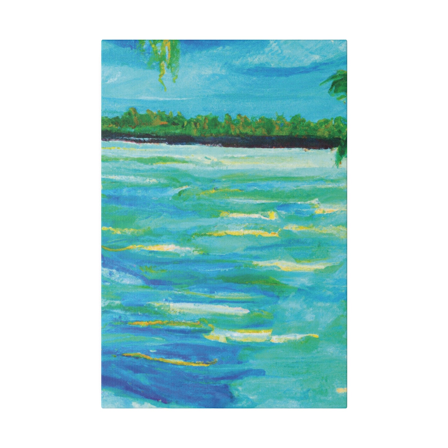 4292X - Bahamas Ocean Painting Print | Bahamas | Ocean | Beach | Poster | Home Decor | Wall Art | Canvas