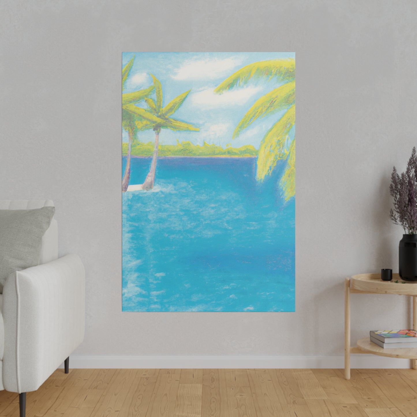 9254V - Bahamas Ocean Painting Print | Bahamas | Ocean | Beach | Poster | Home Decor | Wall Art | Canvas